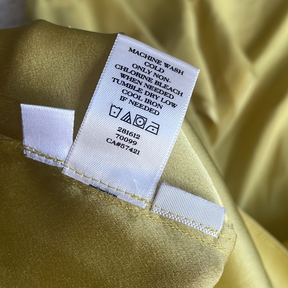 Ann Taylor Chartreuse Layered Top - Picture 7 of 7